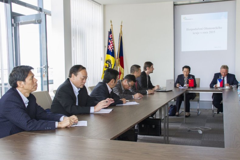 Olomoucký kraj navštívila delegace z čínského regionu Fujian