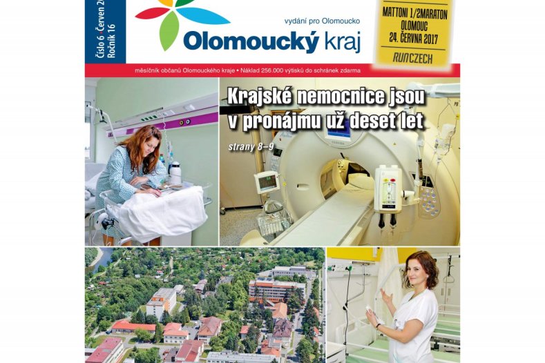 Červnové vydání měsíčníku Olomoucký kraj