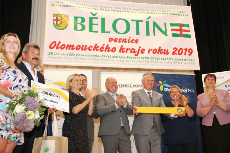 Titul Vesnice Olomouckého kraje roku 2019 získal Bělotín