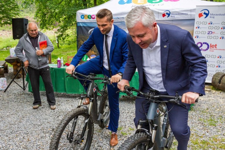 Zapomenutá místa Jeseníků pomůže prozkoumat unikátní síť cyklonabíječek