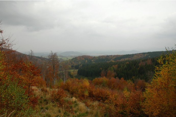 Rychlebské hory – Račí údolí, celkový pohled na lokalitu