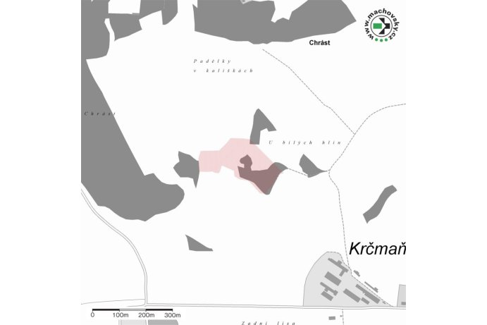 Mapa evropsky významné lokality  U Strejčkova lomu