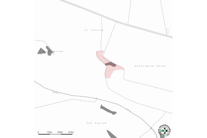 Mapa evropsky významné lokality Za Hrnčířkou