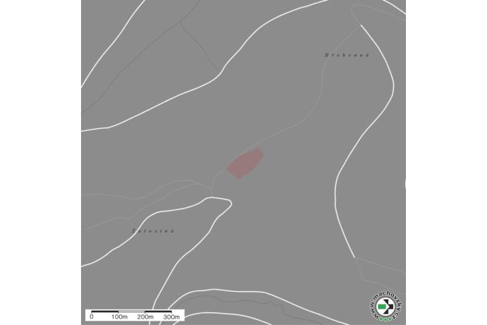 Mapa evropsky významné lokality Šumárník