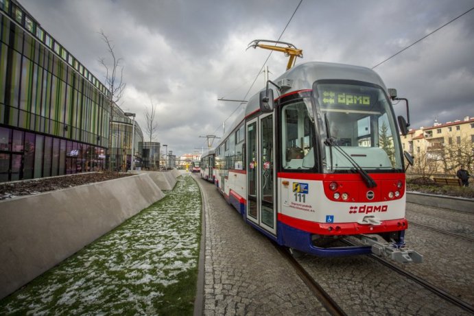 Tramvajová trať Nové Sady - autor fotografie (c) Archiv MMOL